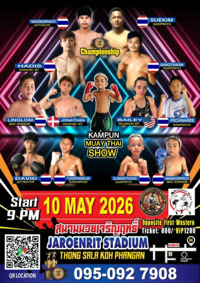 Muay Thai Boxing Fight Night