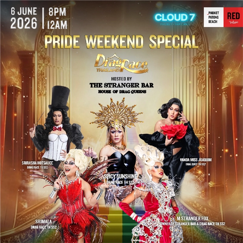 Phuket Pride Weekend Party Ft. Drag Race Thailand