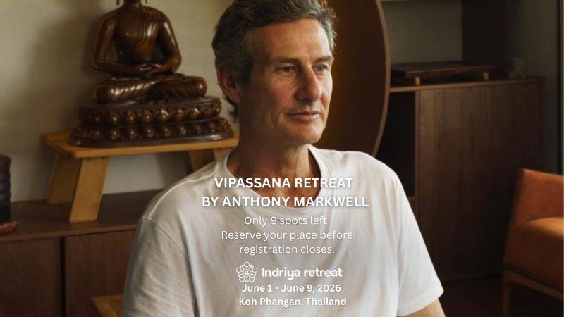 Vipassana Retreat with Anthony Markwell in June
