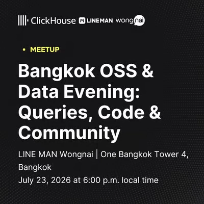 Bangkok OSS & Data Evening: Queries, Code & Community