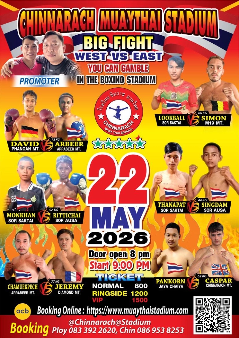 Muay Thai Boxing Fight Night