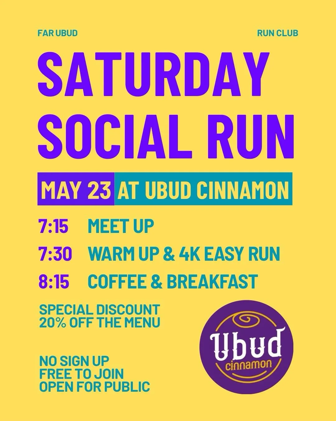 Saturday Social Run