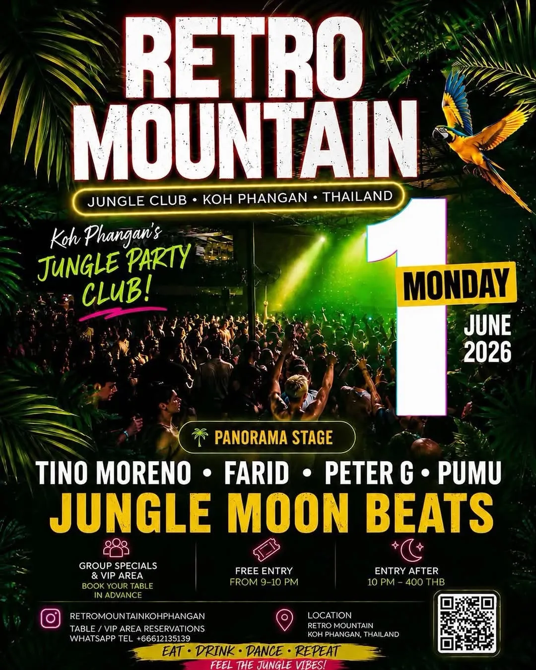 Retro Mountain Jungle Club