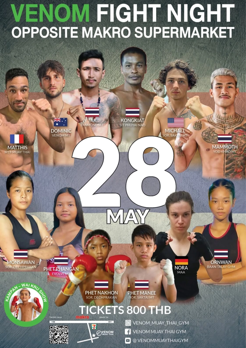 Muay Thai Boxing Fight Night