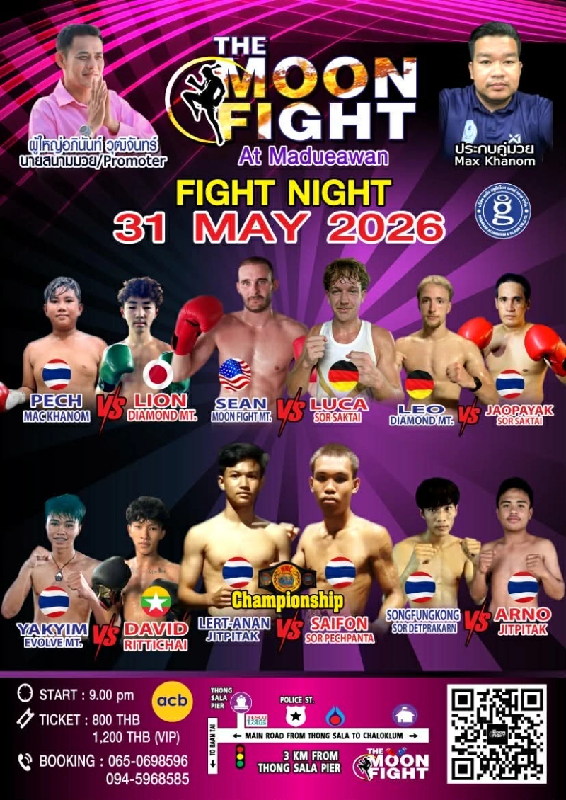 Muay Thai Boxing Fight Night