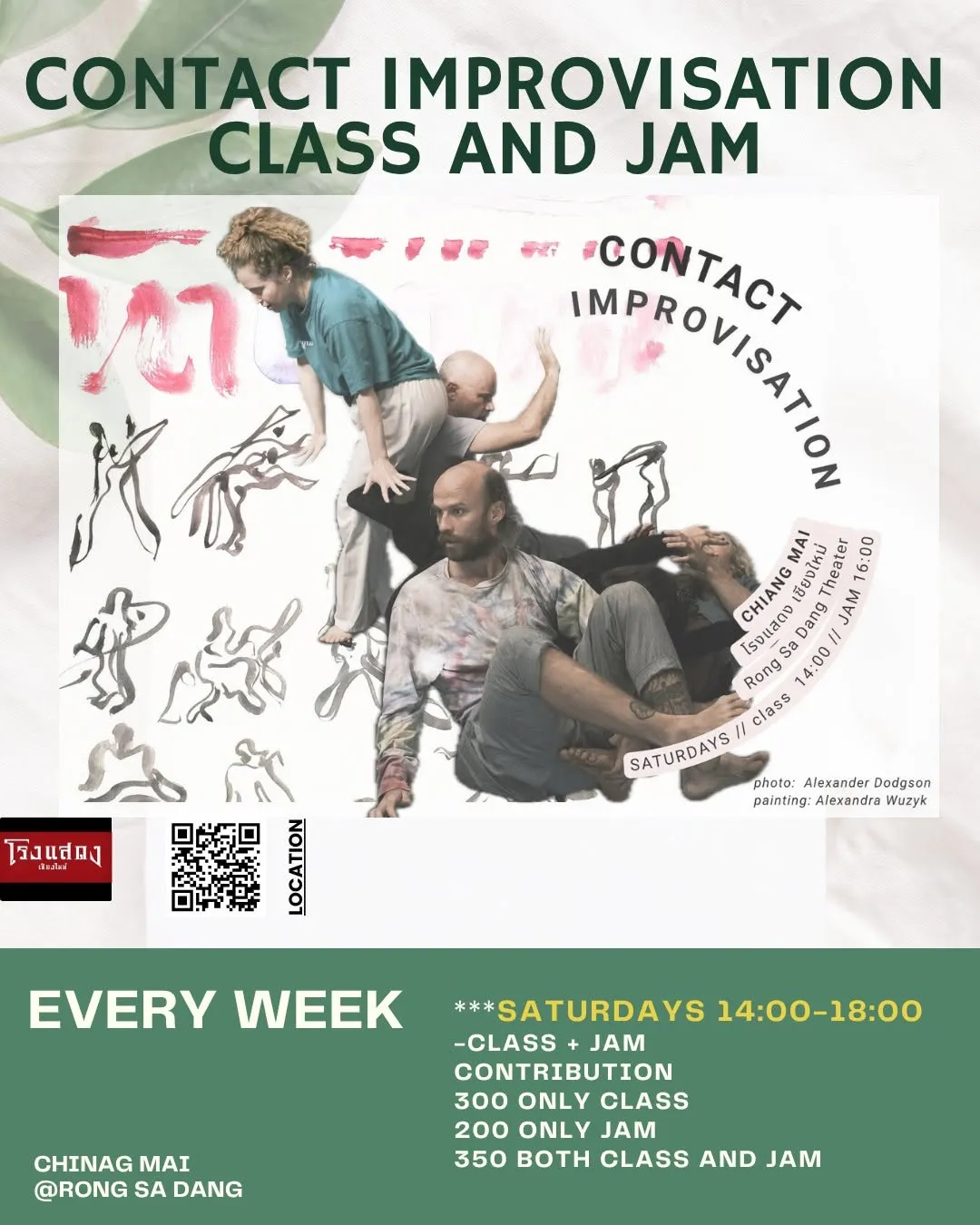 Contact Improvisation Class & Jam