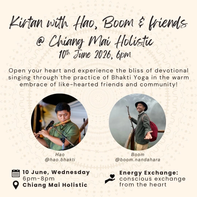 Kirtan with Hao, Boom & Friends