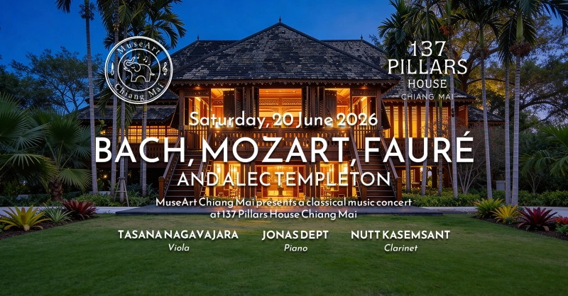 Classical Music Concert at 137 Pillars House Chiang Mai