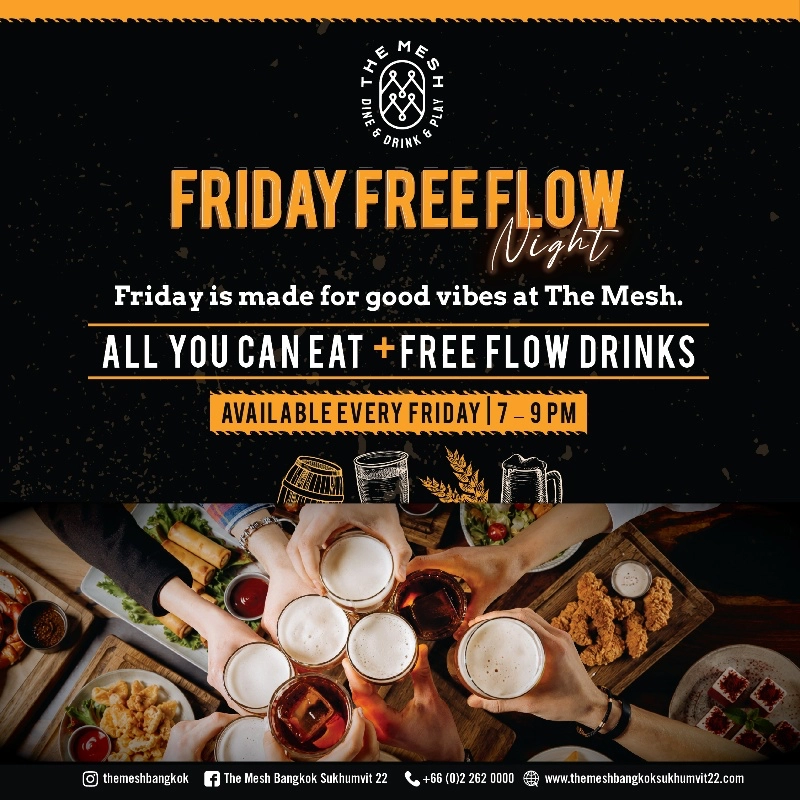 Friday Free Flow Night