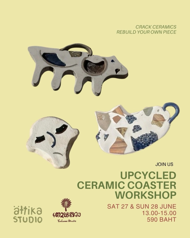 Upcycled Ceramic Coaster Workshop