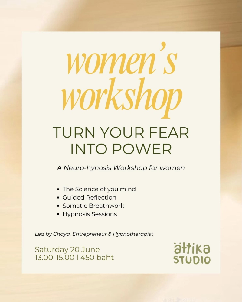 Women's Workshop: Turn Your Fear Into Power