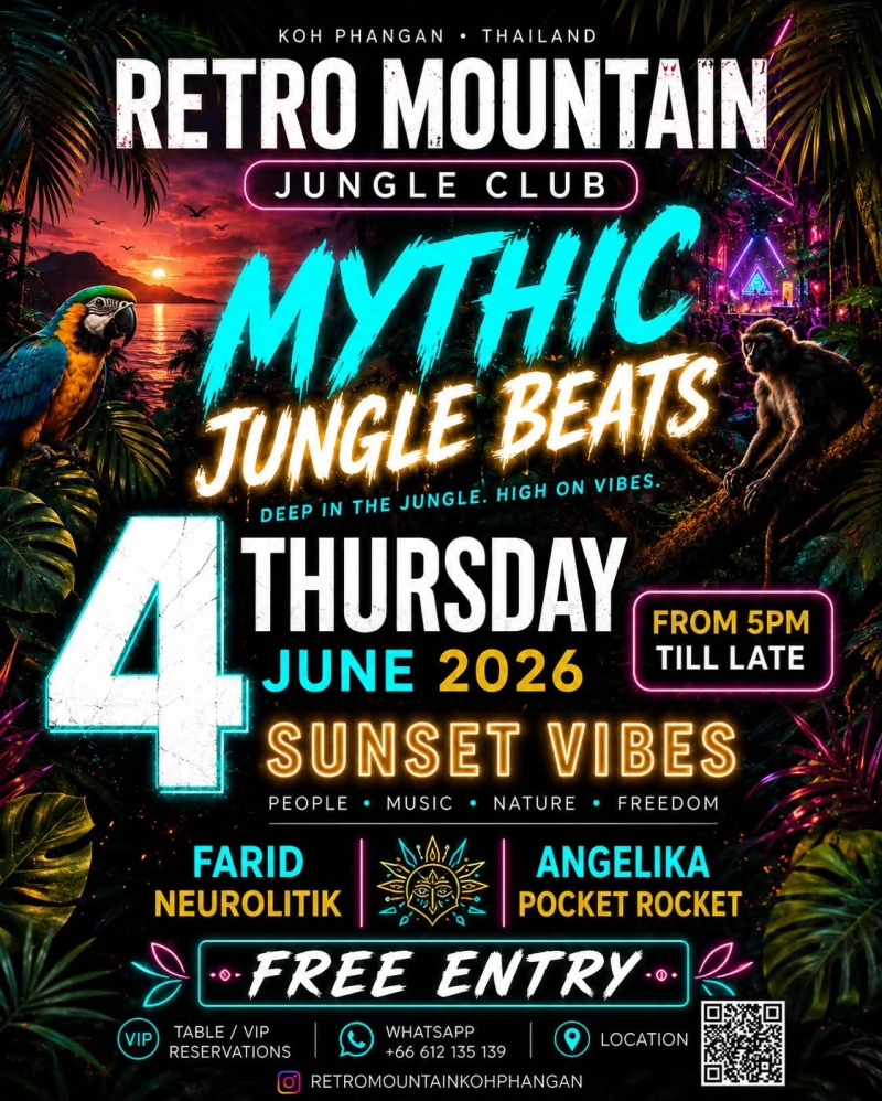 Mythic Jungle Sunset Vibes