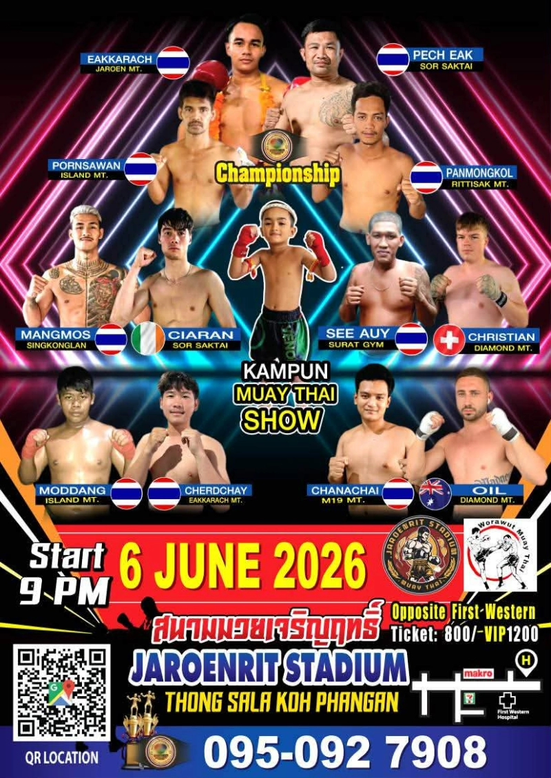 Muay Thai Boxing Fight Night