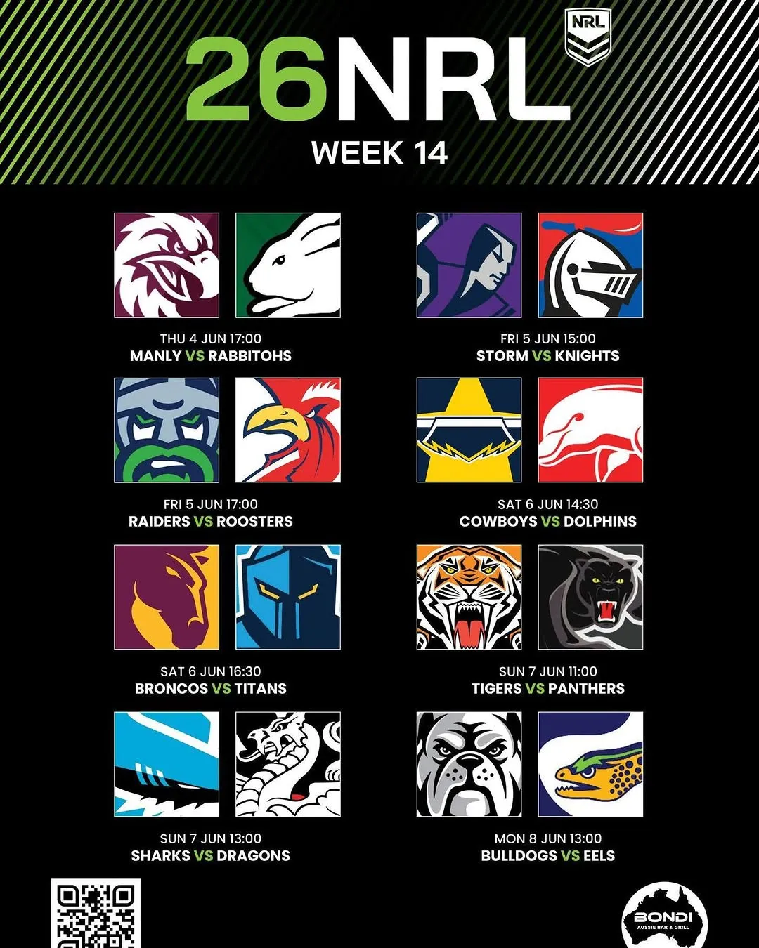 National Rugby League - Week 14