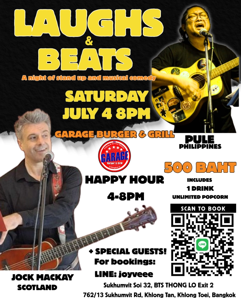 Laughs & Beats At The Garage