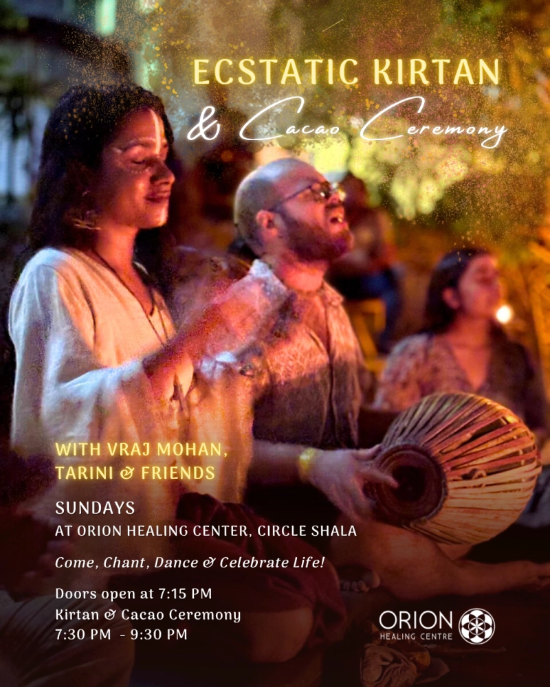 Ecstatic Kirtan & Cacao Ceremony with Vraj Mohan & Tarini
