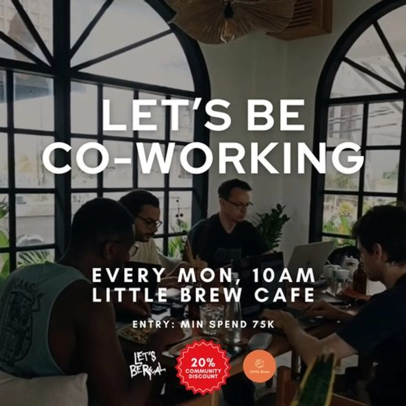 Let's Be Co-Working: A Chill Space to Work & Meet Good People