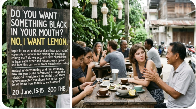 "Do You Want Something Black In Your Mouth? No, I Want Lemon."