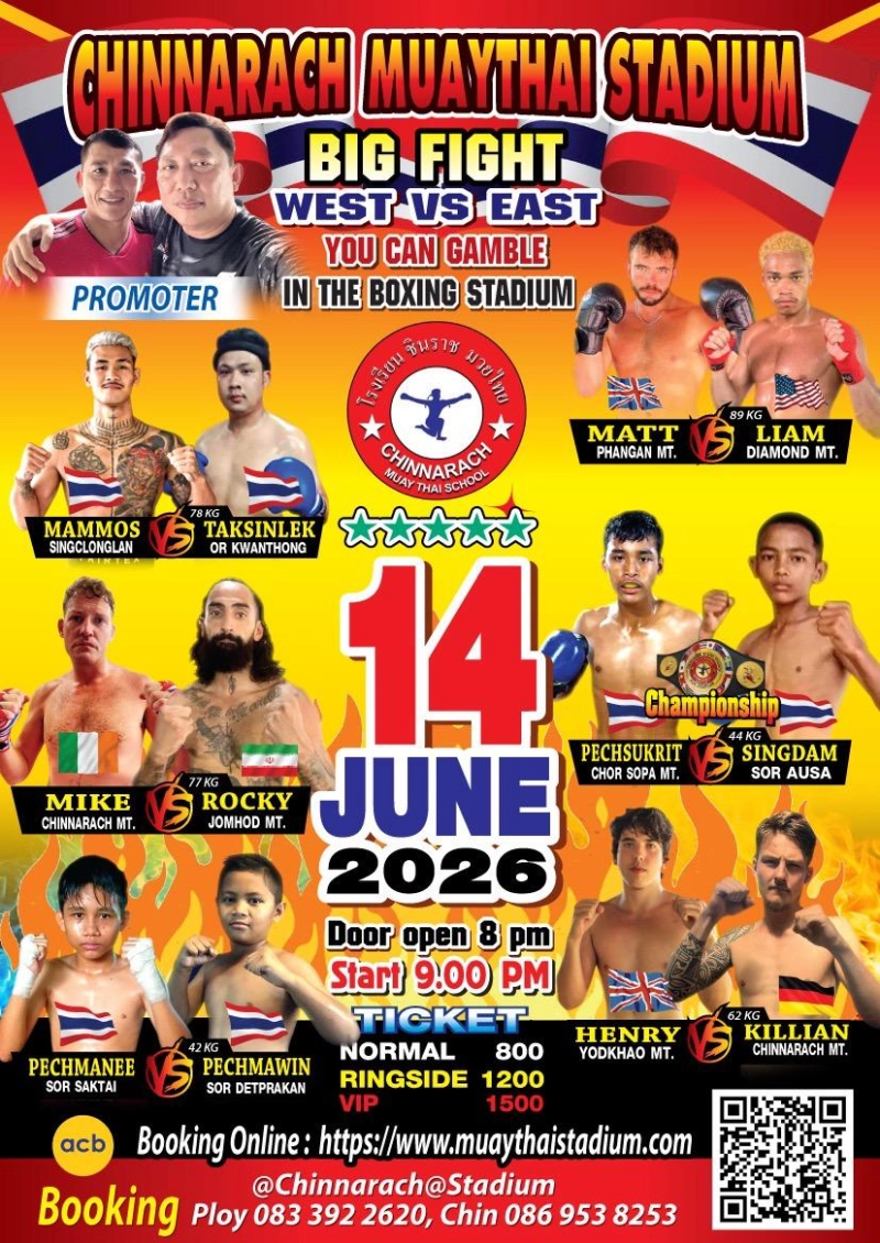 Muay Thai Boxing Fight Night