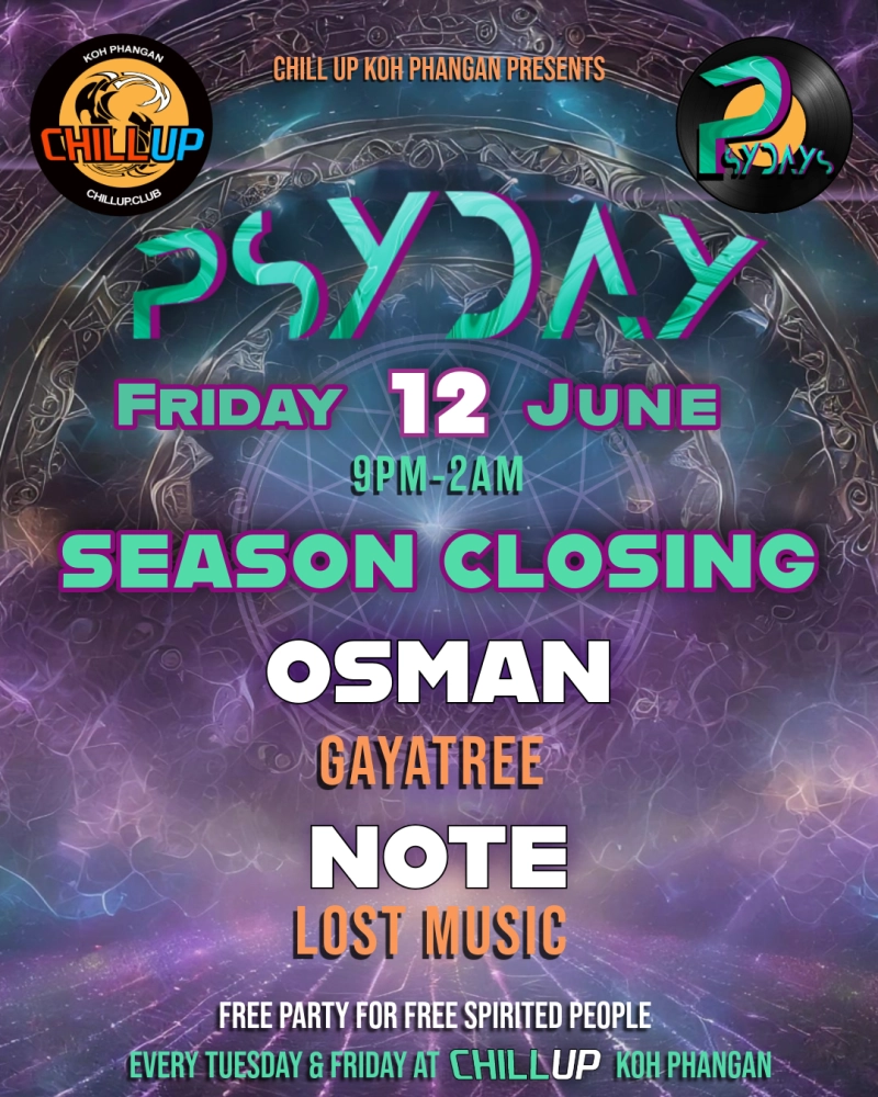 Psyday Friday - SEASON CLOSING