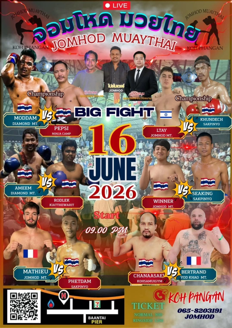 Muay Thai Boxing Fight Night
