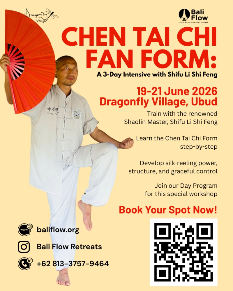 Chen Tai Chi Fan Form, 3-Day Intensive, Ubud