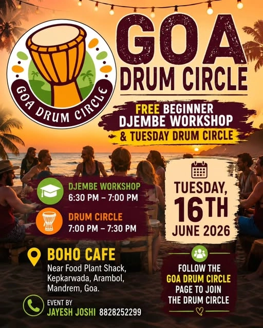 Beginner Djembe Workshop & Beach Drum Circle
