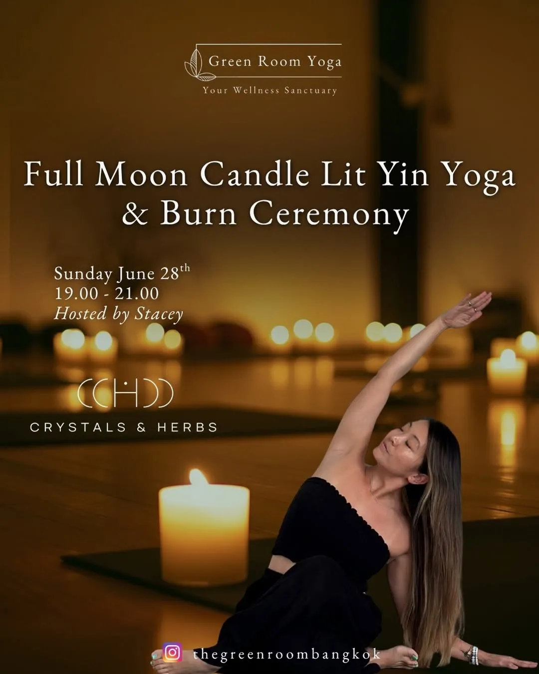 Full Moon Candle Lit Yin Yoga & Burn Ceremony