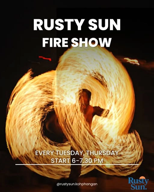 Rusty Sun Fire Show