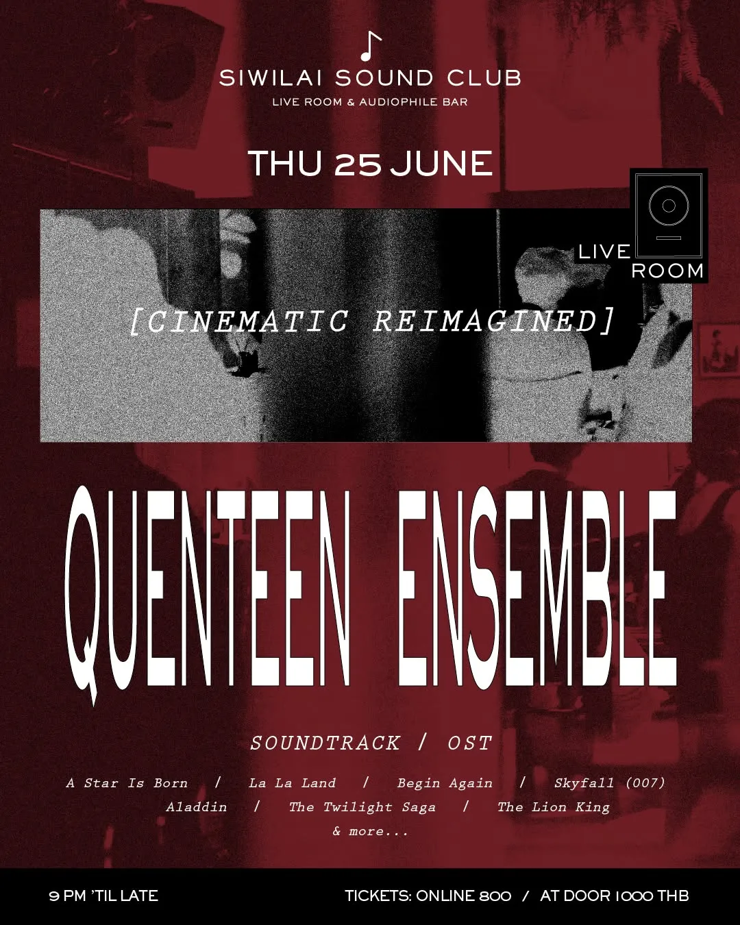 Quenteen Ensemble Presents Cinematic Reimagined