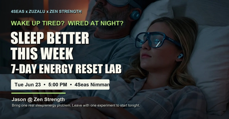 Sleep Better This Week: The 7-Day Energy Reset Lab
