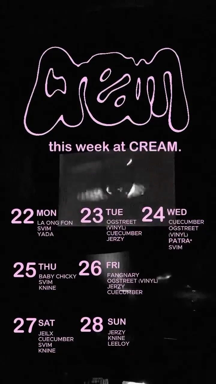 Cream Club DJ Night