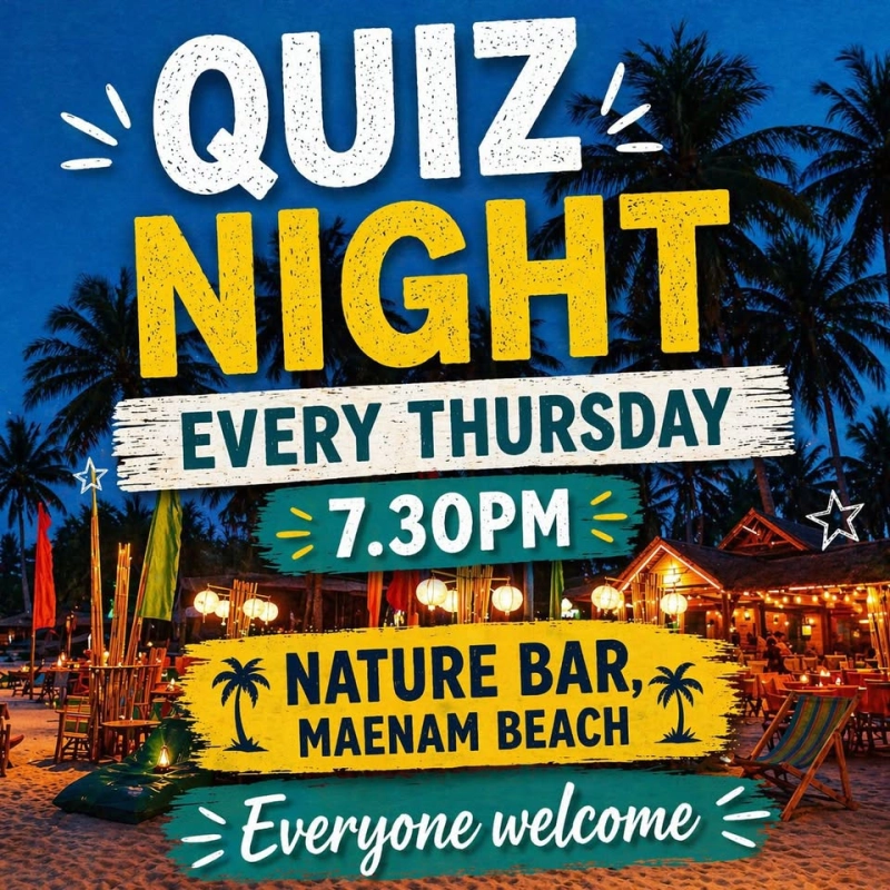 Fun Pub Quiz on the Beach