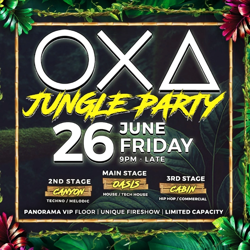 OXA - Jungle Party with 3 Stages