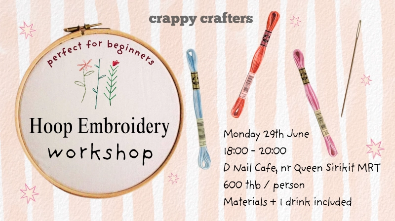 Beginners Embroidery Workshop