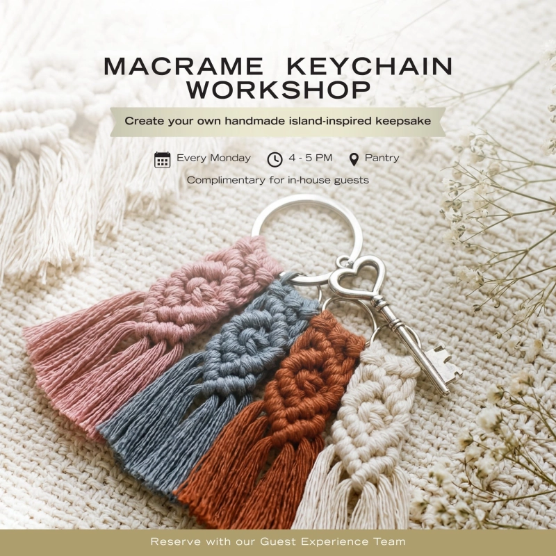 Macrame Keychain Workshop