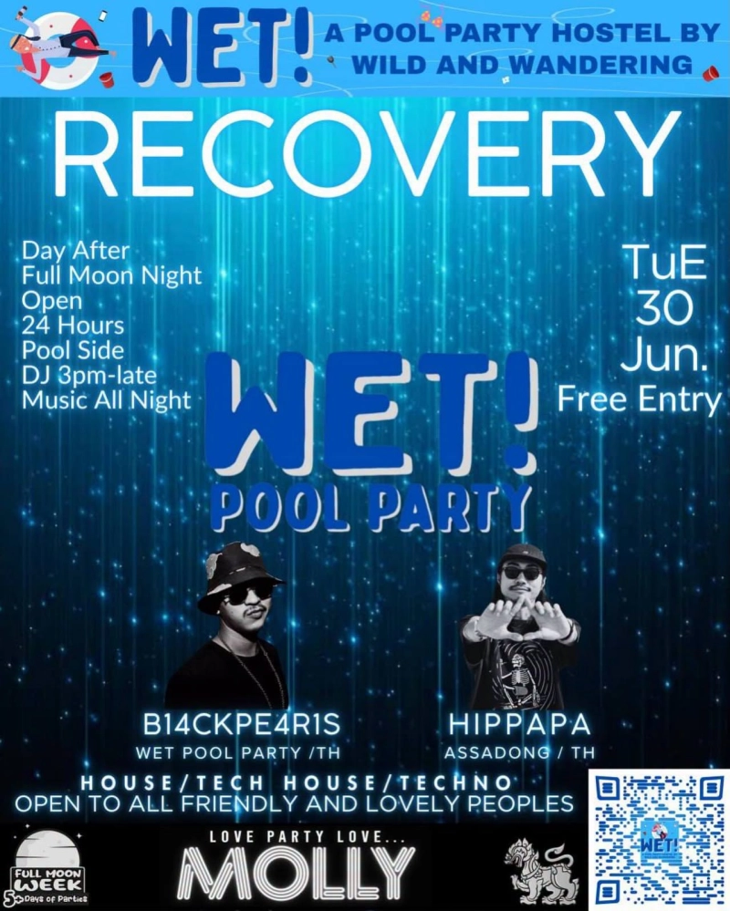 Recovery Wet Pool Party