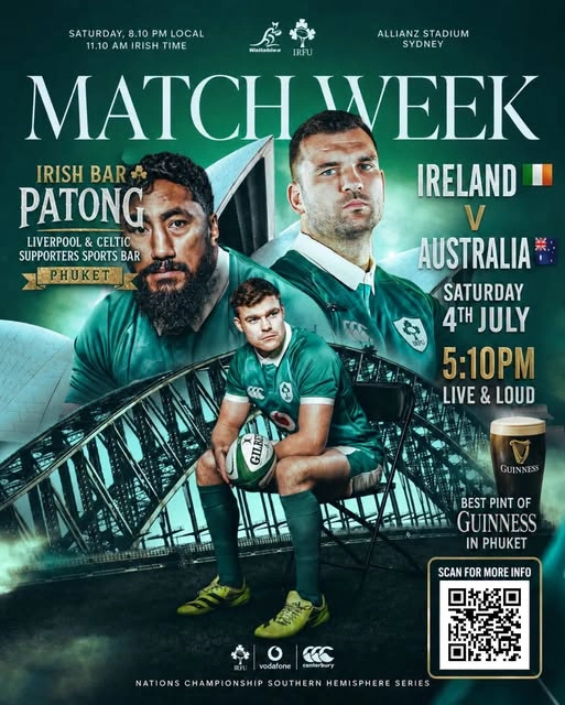 Ireland vs Australia - Live & Loud