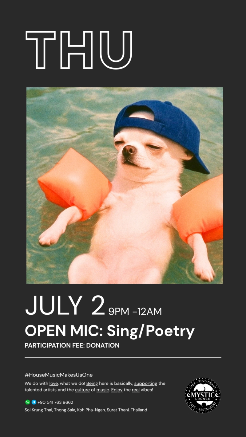 Open Mic: Sing/Poetry