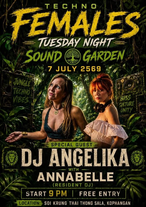 Techno Females Jungle Night