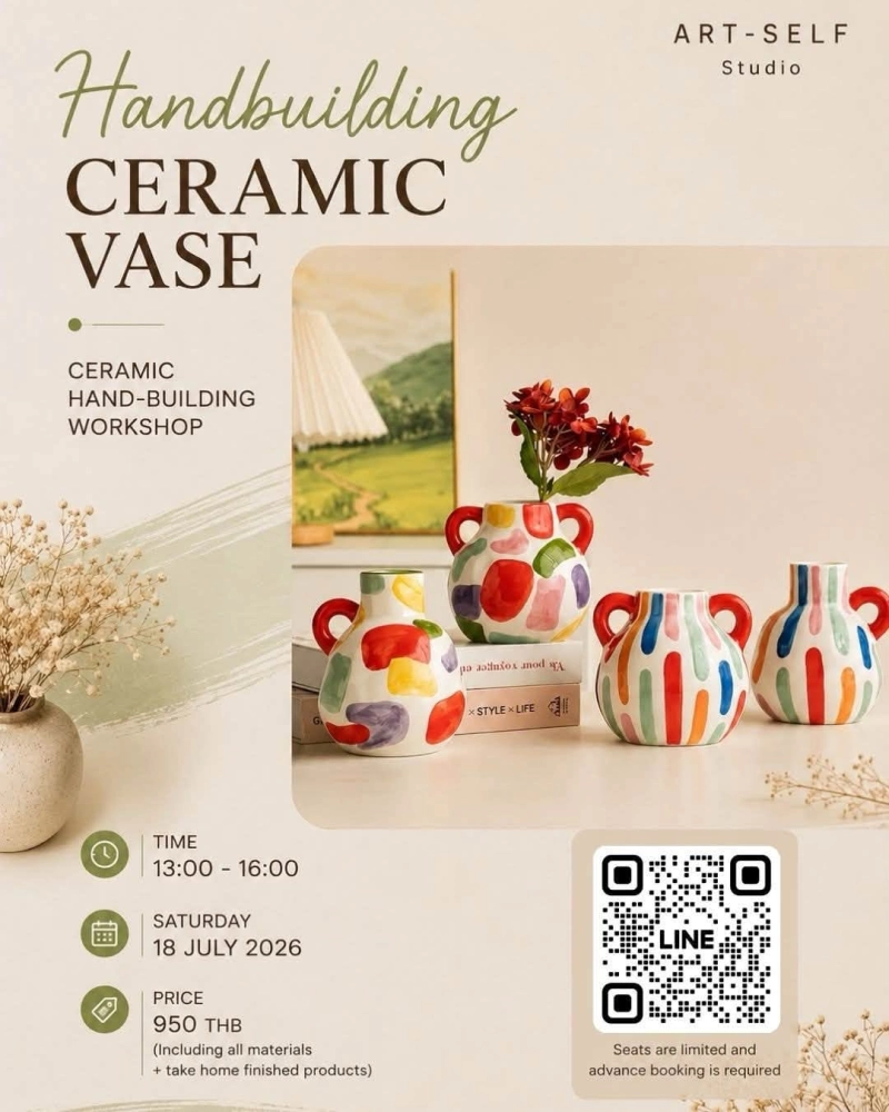 Ceramic Handbuilding Workshop - Ceramic Vase