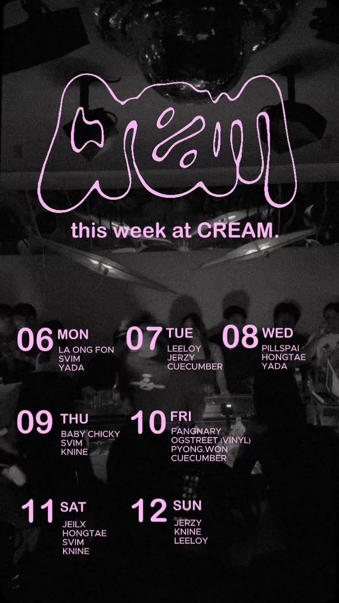 Cream Club DJ Night
