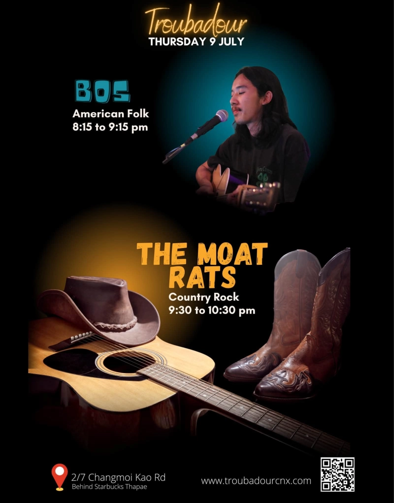BOS & The Moat Rats Live Music