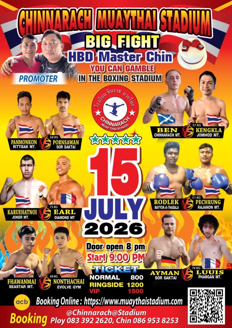 Muay Thai Boxing Fight Night