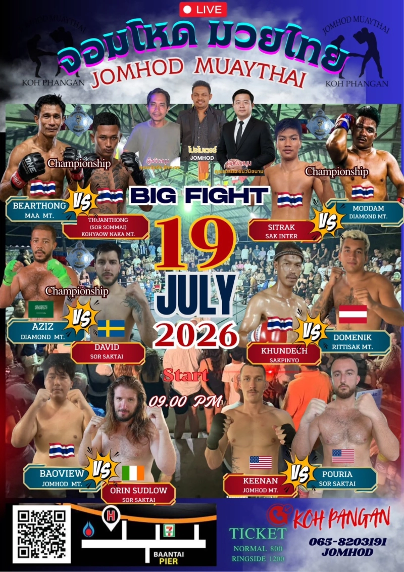 Muay Thai Boxing Fight Night