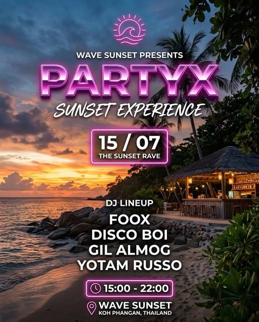 Party x Sunset Experience