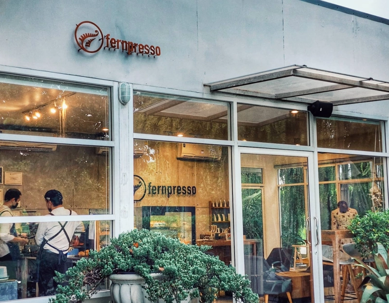 Fernpresso At Lake
