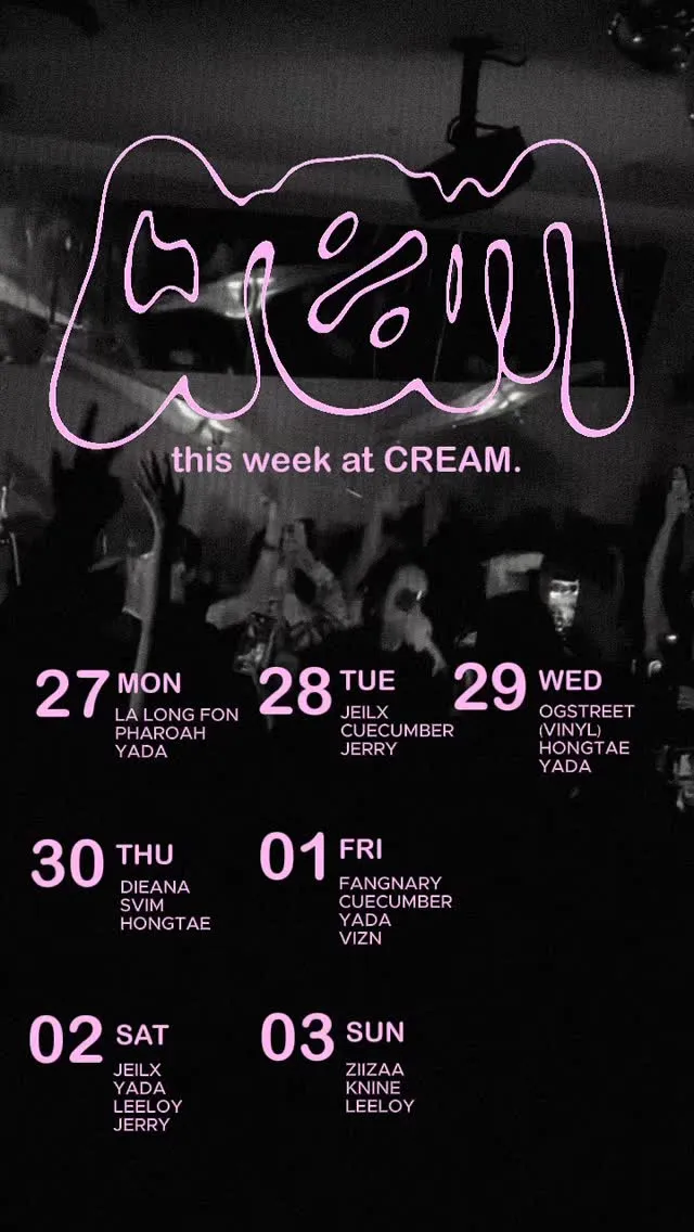Cream Club DJs Night
