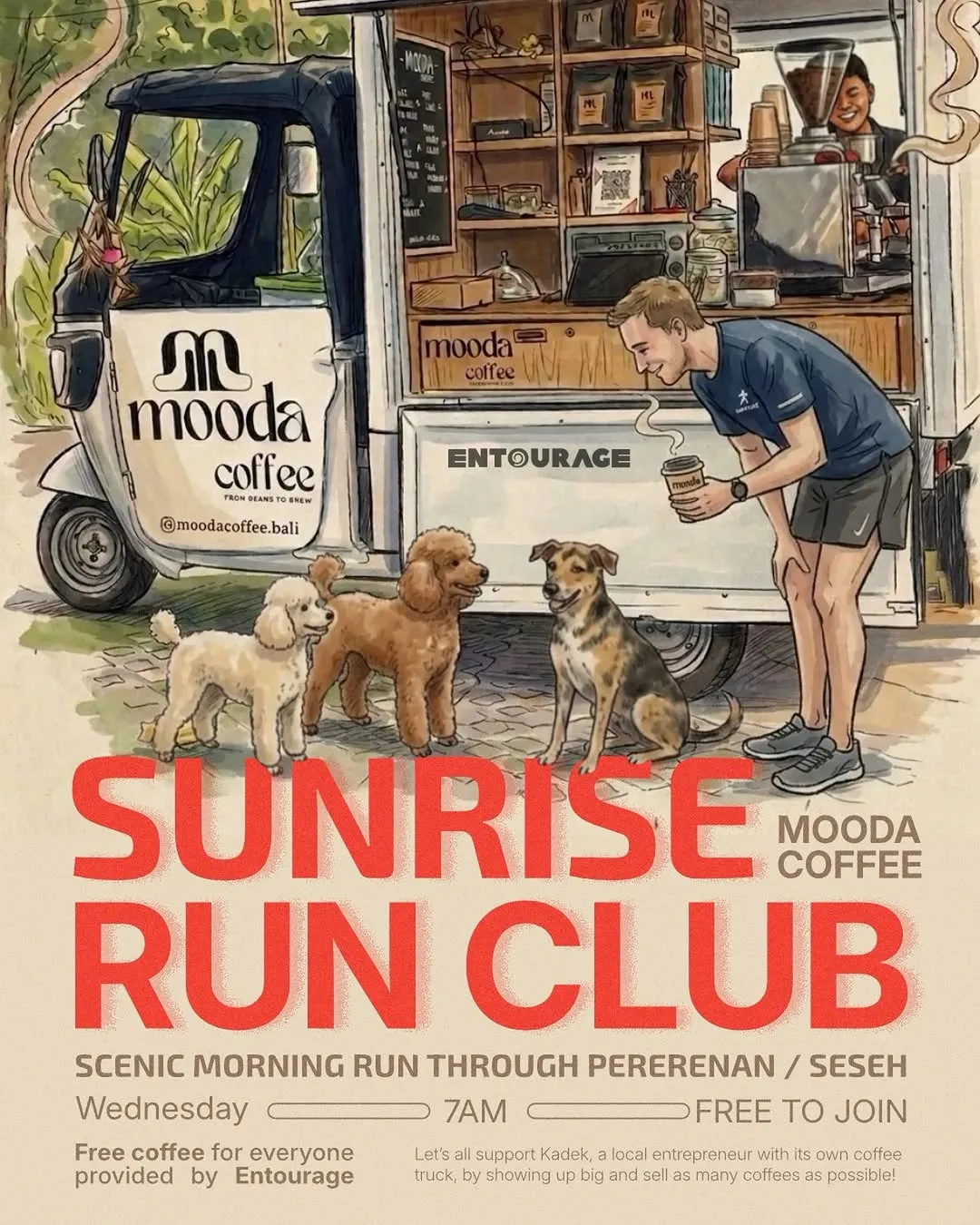 Pop-up Run with Kadek