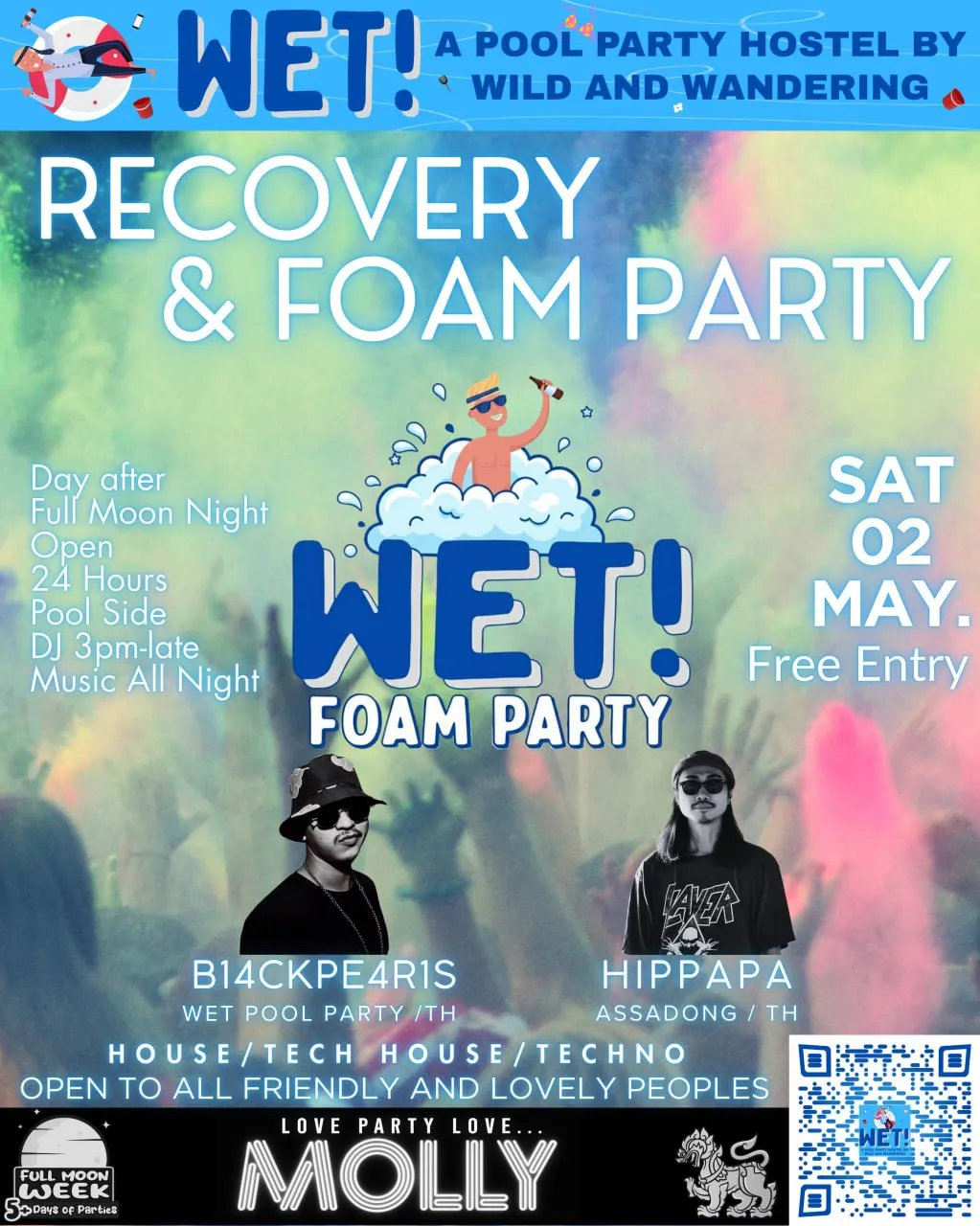 Recovery Foam Party